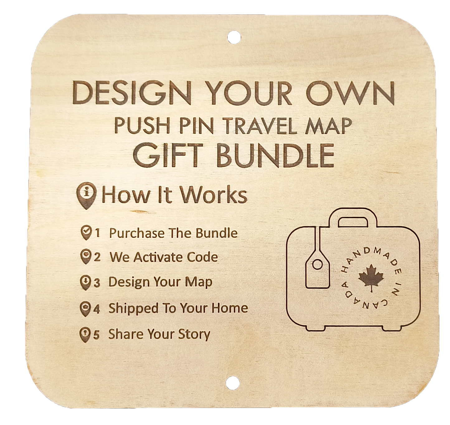 Gift Bundle | Large Map | Direct Shipping To Customer