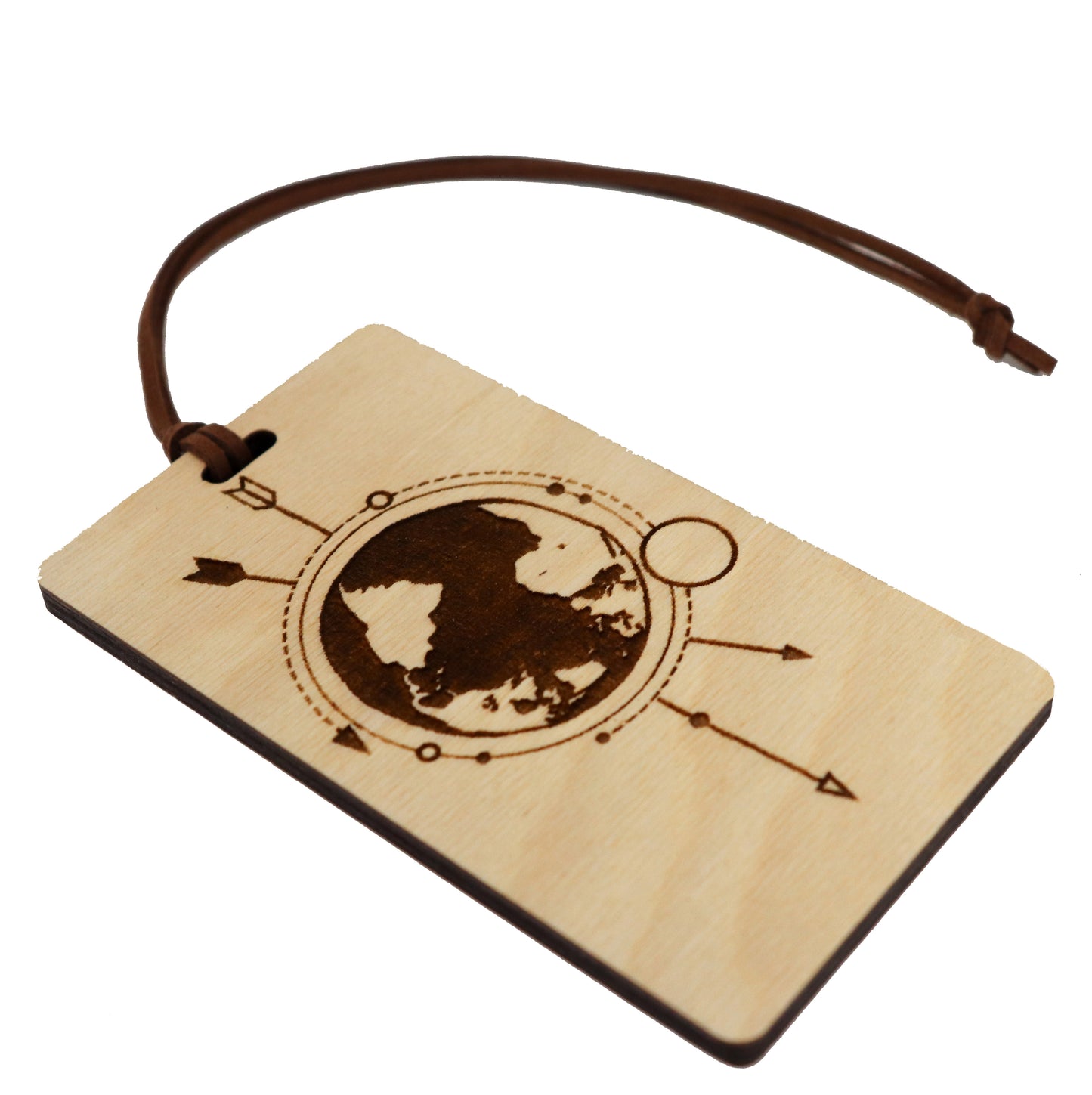 Wooden Luggage Tags | Eco Friendly | 12 Units
