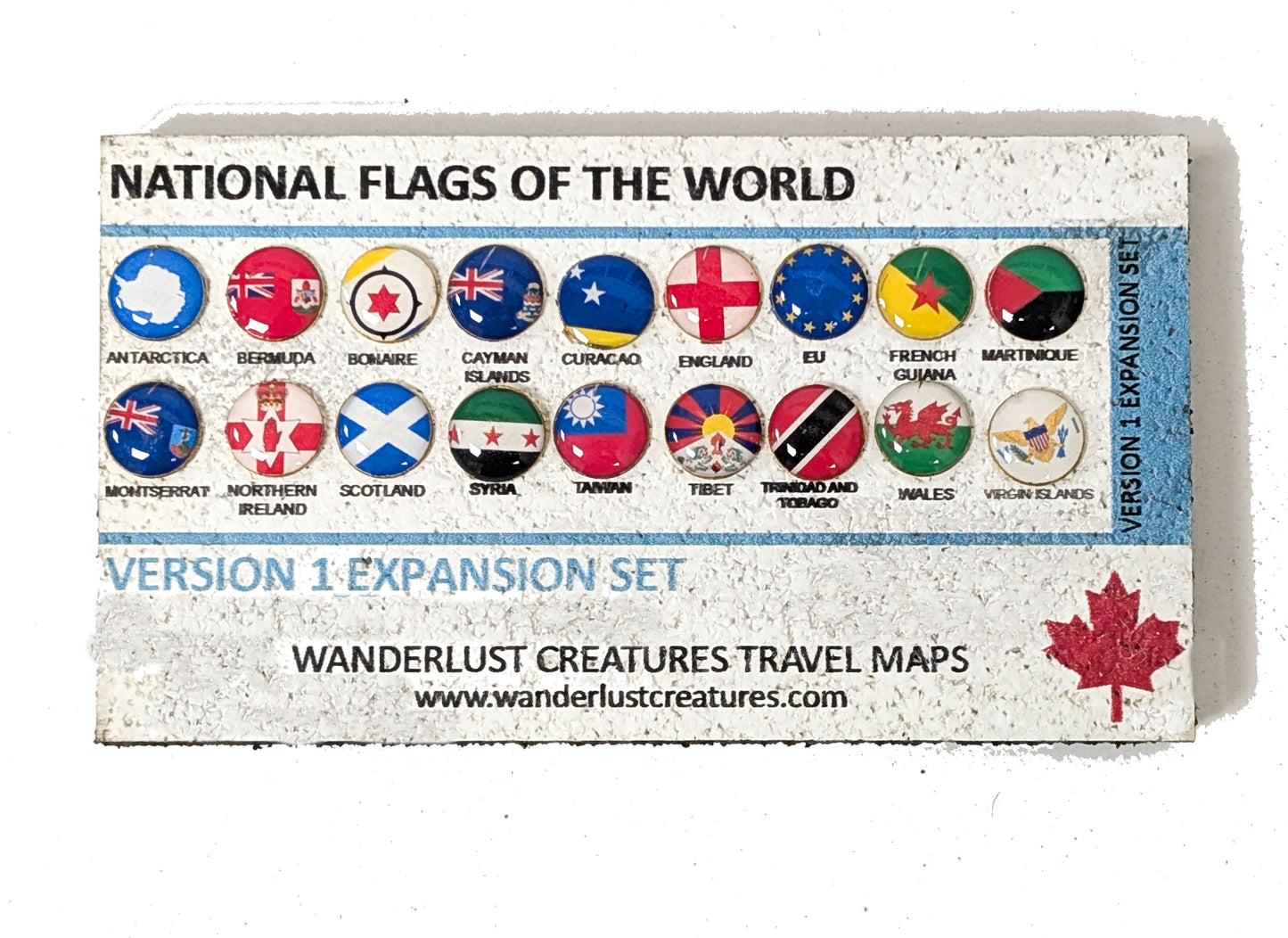 National Flag Push Pins | Expansion Pack | Made In Canada