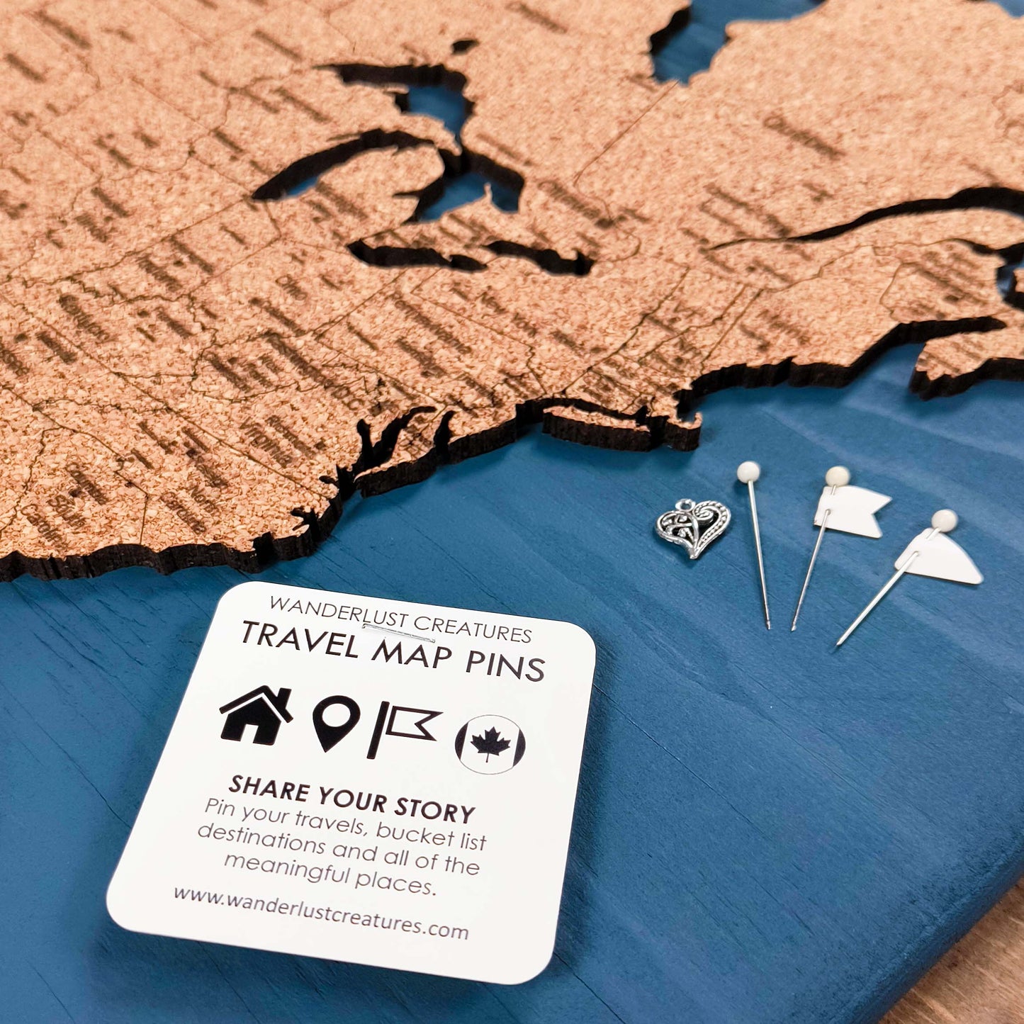 Map Pin Sets | Flags | 25 Units