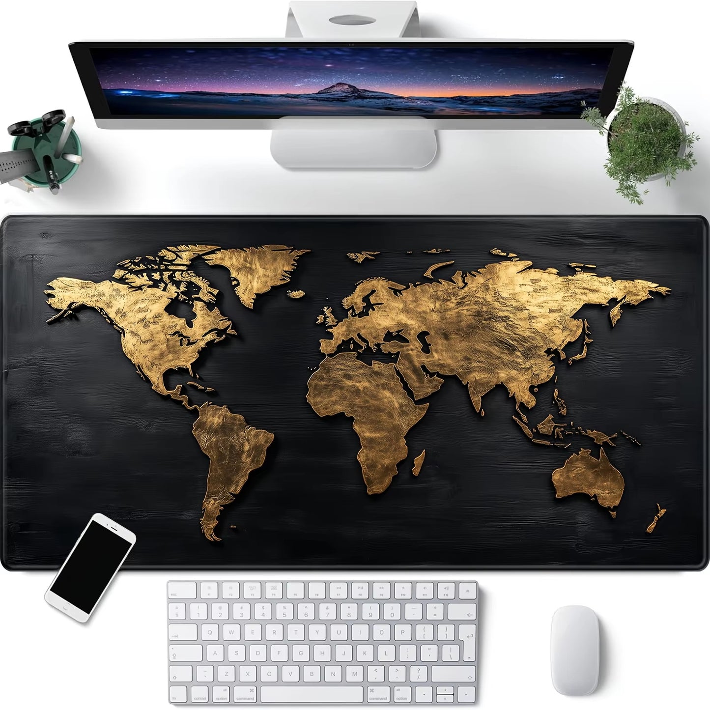 World Map Mouse Pad | Large