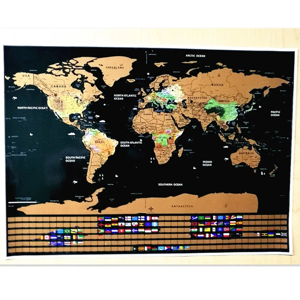 World Map Mouse Pad | Large