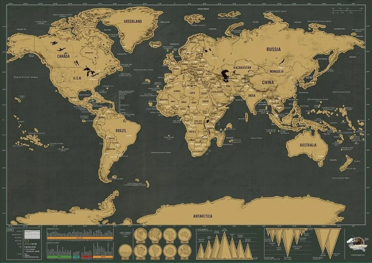 Scratch Map | Travel Map & Scratch Off World Maps