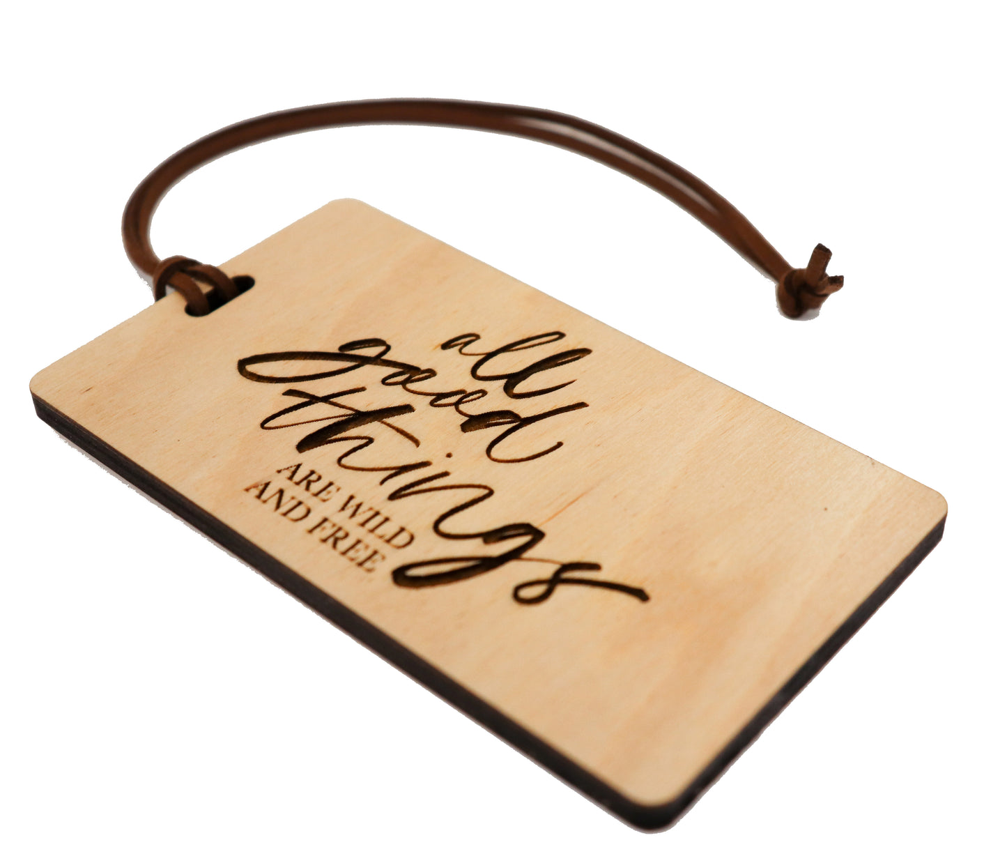 Wooden Luggage Tags | Eco Friendly | 12 Units