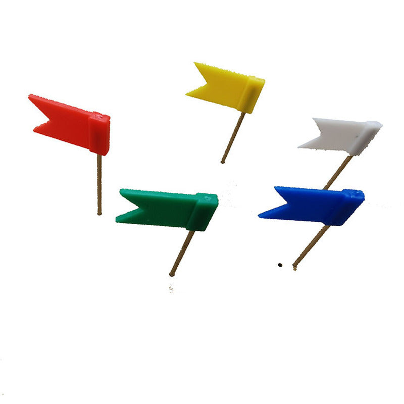 Colorful Long Needle Push Pin Set | 100pcs
