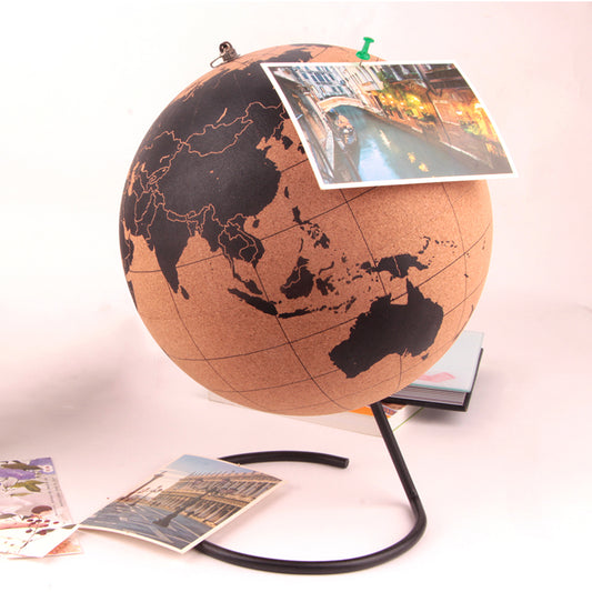 Cork Globe Pin Board | Pin Your World
