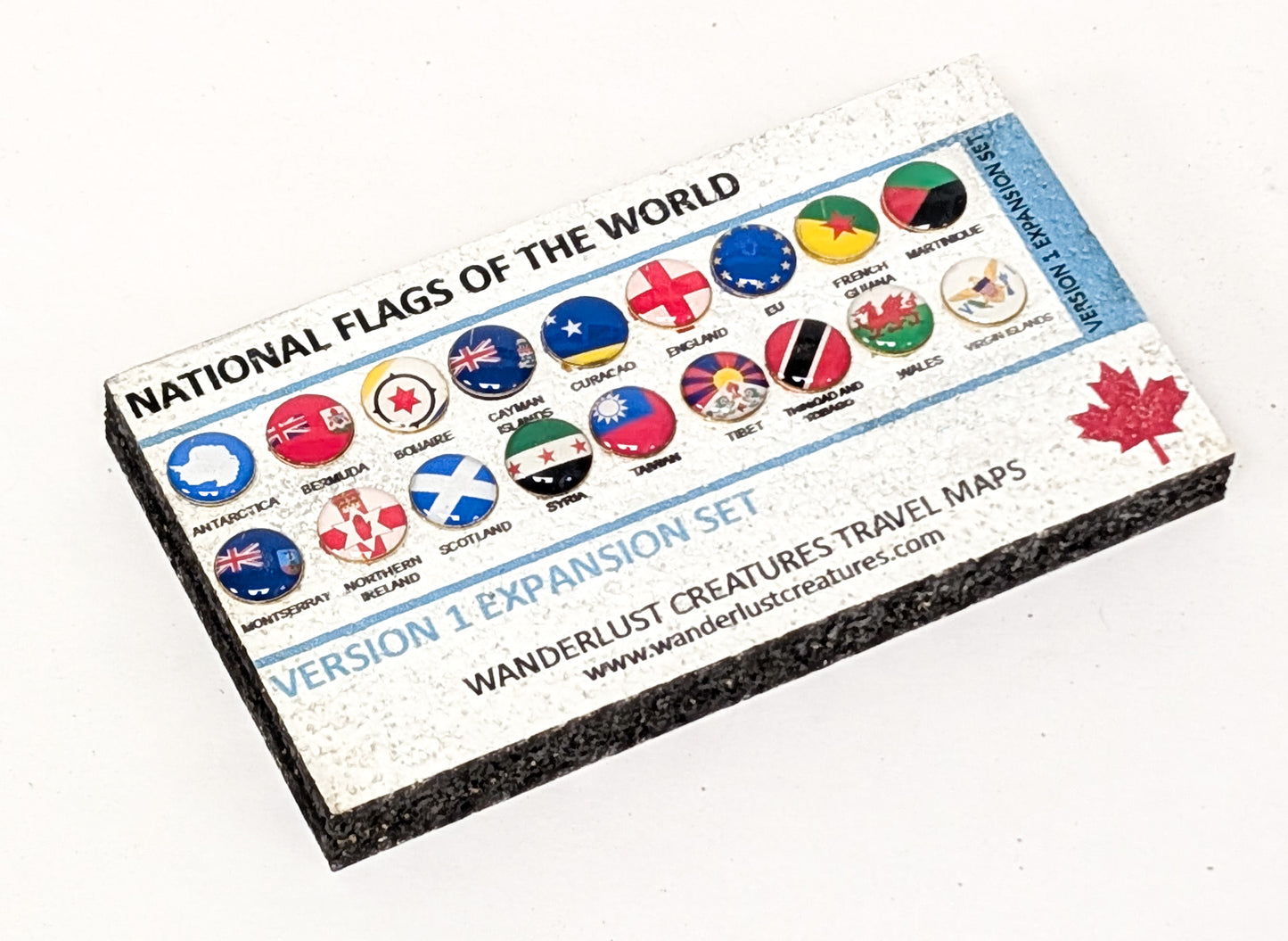 National Flag Push Pins | Expansion Pack | Made In Canada