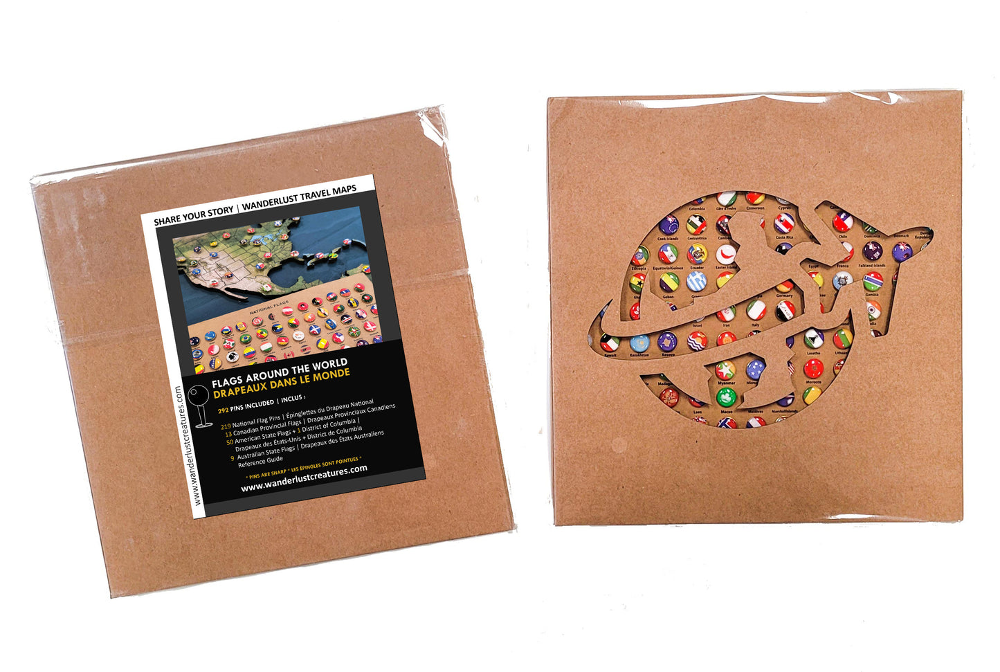 National Flag Push Pin Set | Top Seller | 8 Units