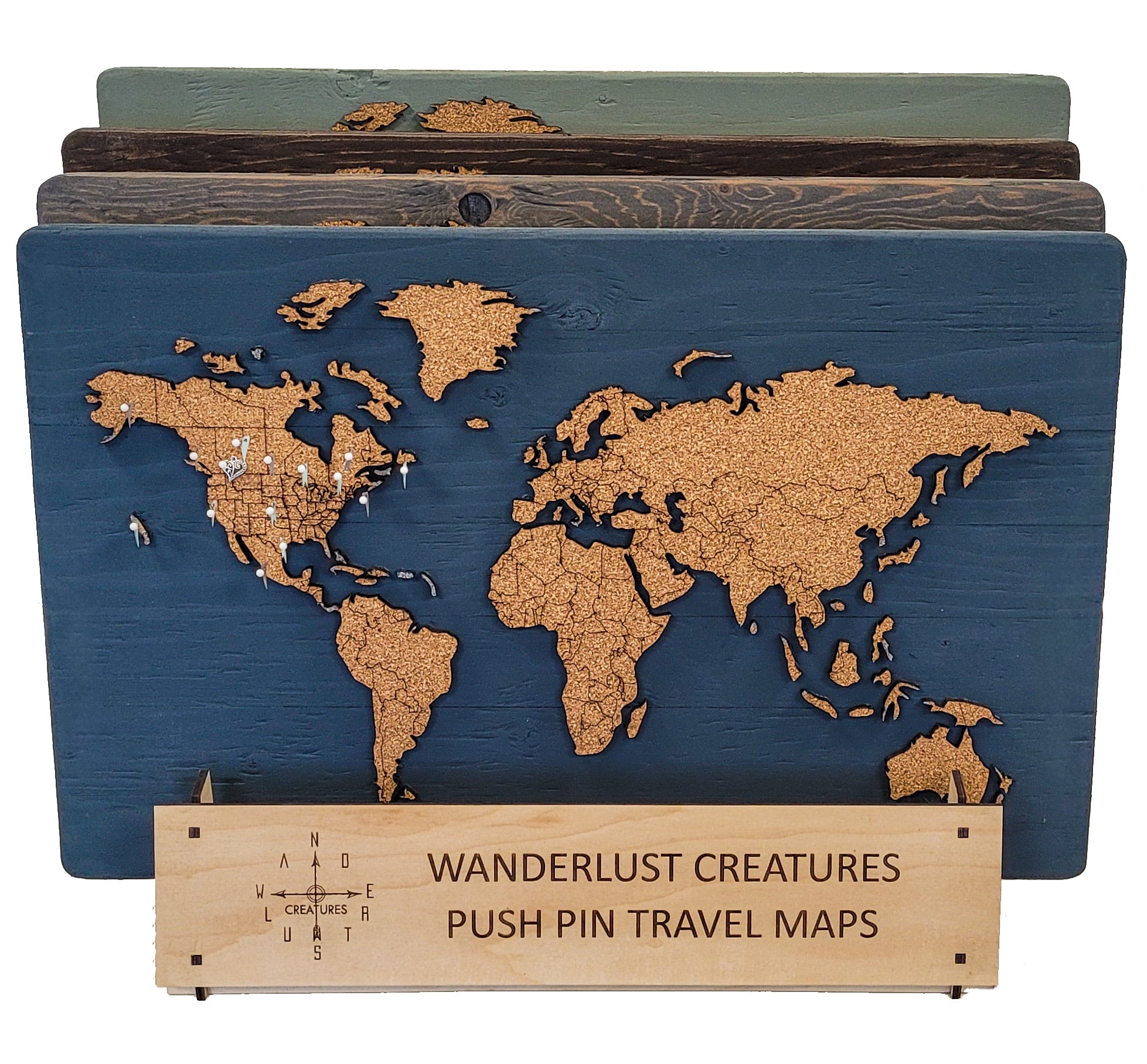 Retail Display Stand | 24 x 14 Maps | 1 Unit – Wanderlust Maps