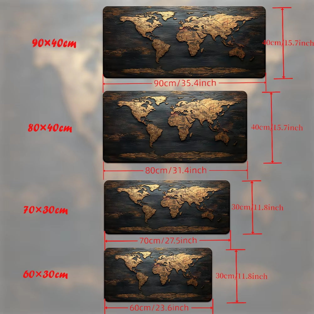 World Map Mouse Pad | Large